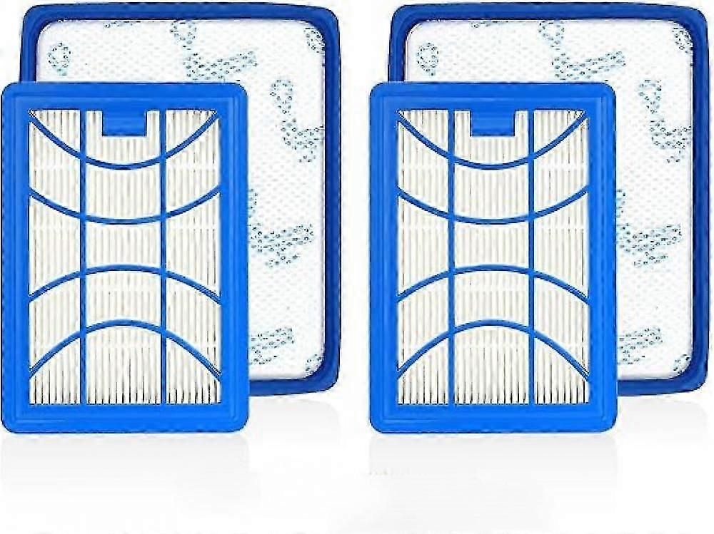 E-models 2 Filter, Kompatibel Mit Philips Powerpro Expert Staubsaugern Fc9729, Fc9741, Fc9742, Fc9743, Fc9744, Fc9745 Und Fc9746. Ersatzzubehör Für Staubsaugerfilter.
