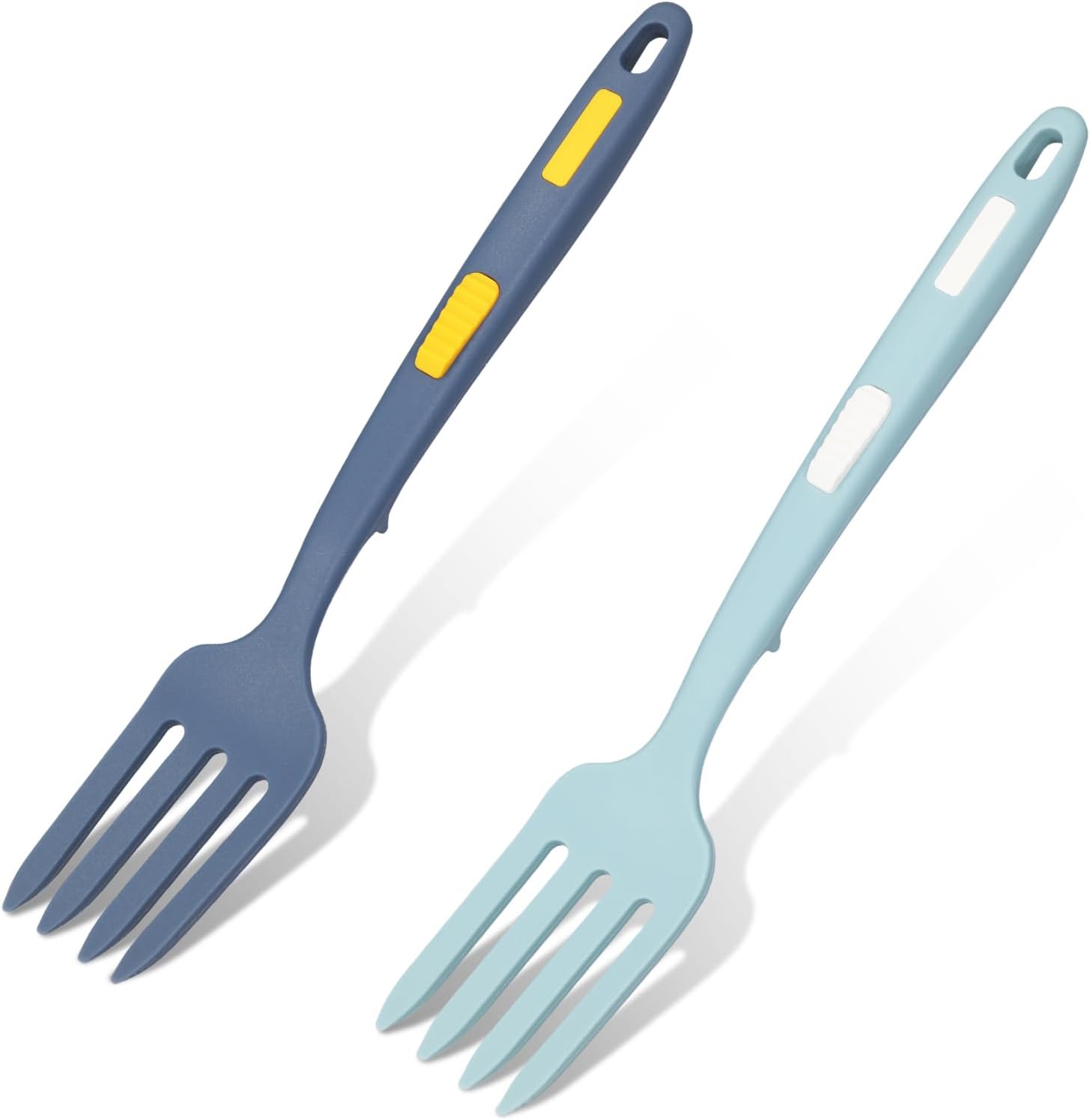 Multifunktionale Silikon-küchengabeln (2er-set), Hitzebeständig Und Antihaftbeschichtet. Ideal Zum Kochen Und Backen.