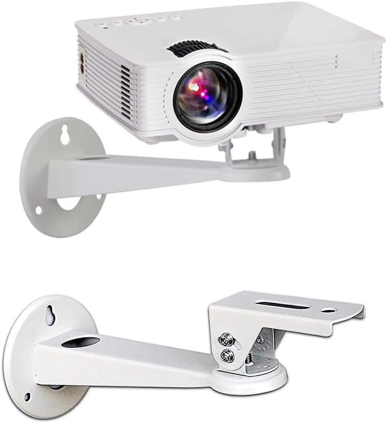 Wandhalterung Für Mini-projektoren (16–20 Cm) M4-schraube 360°-drehung, 60°-neigung, Kompatibel Mit Kameras/projektoren/webcams – Kohlenstoffstahl