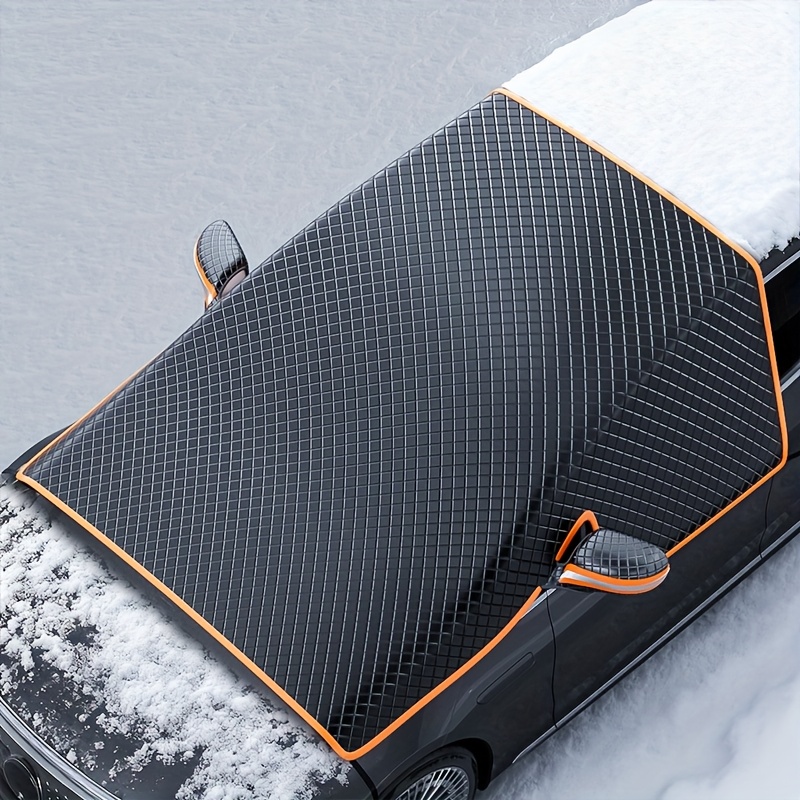 Magnetische Auto-windschutzscheibenabdeckung – Tragbarer Schutz Vor Witterungseinflüssen, Wind Und Frost, Passend Für Die Meisten Autos, Magnetische Befestigung Für Setu[nx]