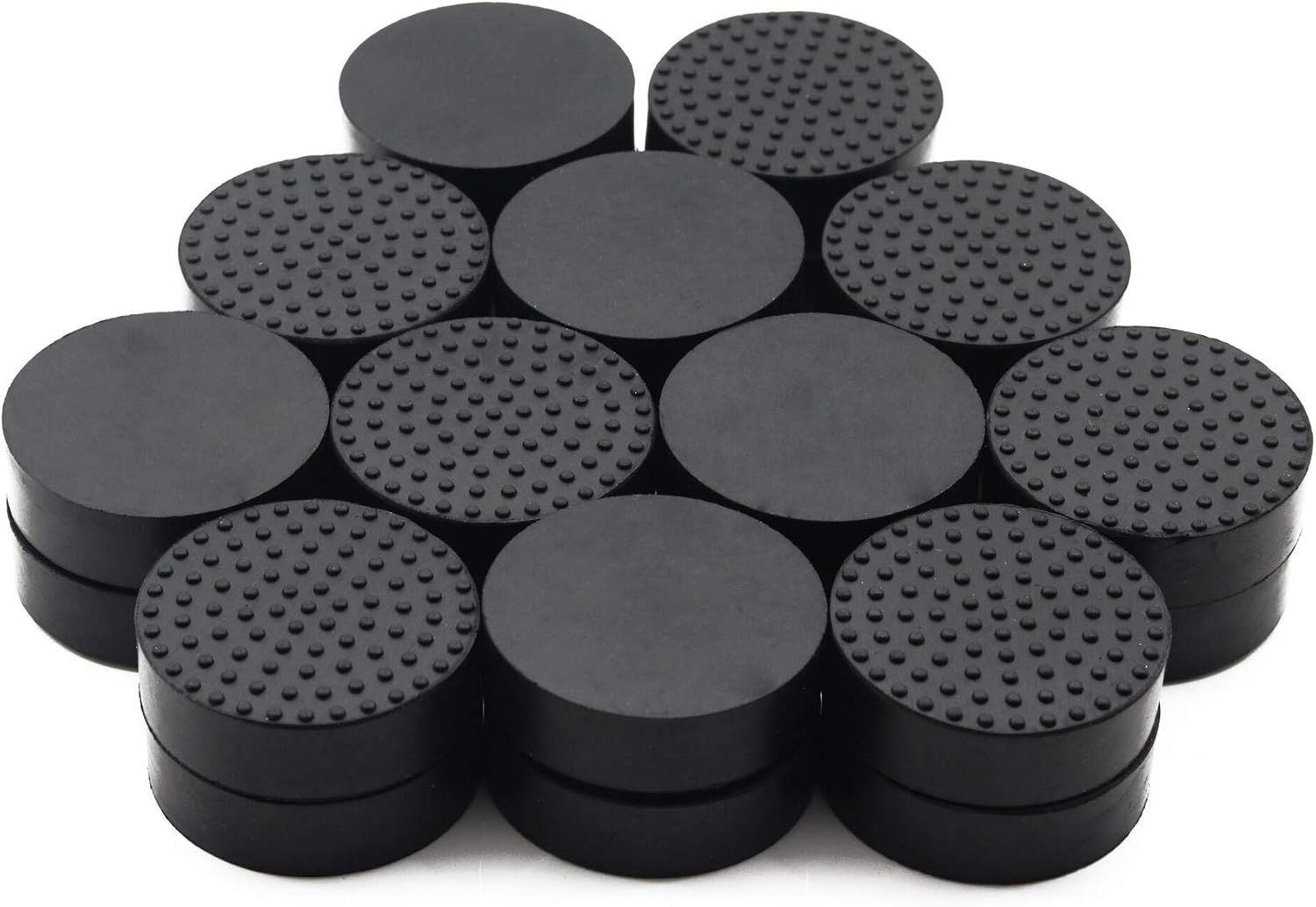 Set Mit 24 Unsichtbaren Topffüßen Mit Verbesserter Rutschfestigkeit. Geeignet Für Blumentöpfe Und Pflanzgefäße. Aus Robustem Gummi.