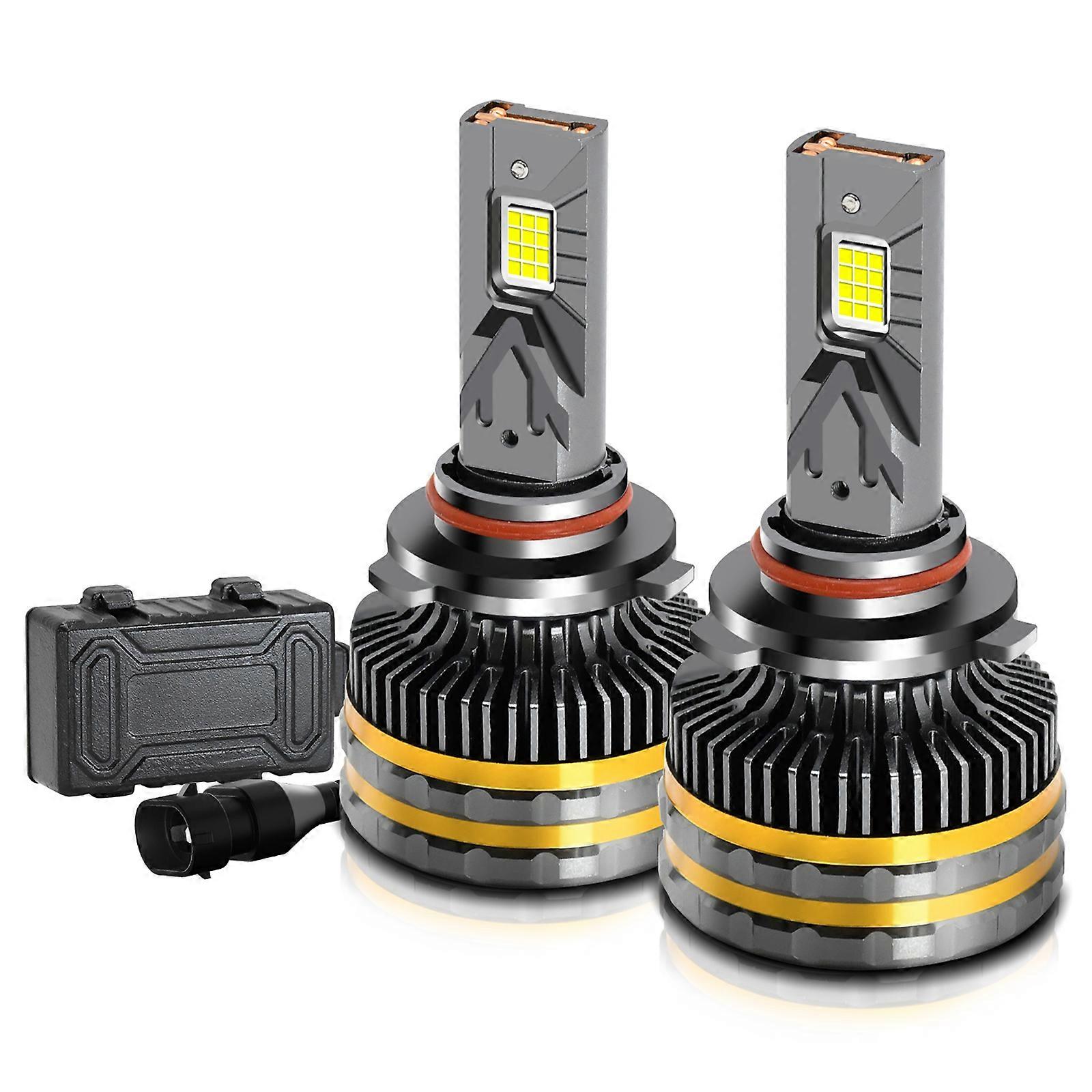 9005 Led-scheinwerferlampen, Ip68 Wasserdicht, Kompatibel Mit Autos, 6000k, 200w, 20000lm, Helle Led-scheinwerfer Mit Effizienter Wärmeableitung