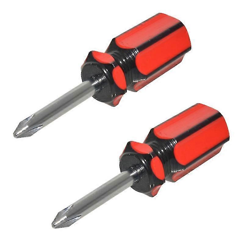 Kurzer Und Kompakter Schraubendreher, Praktisch Und Ideal Für Den Allgemeinen Einsatz In Beengten Bereichen. Chrom-vinyl-stahl.