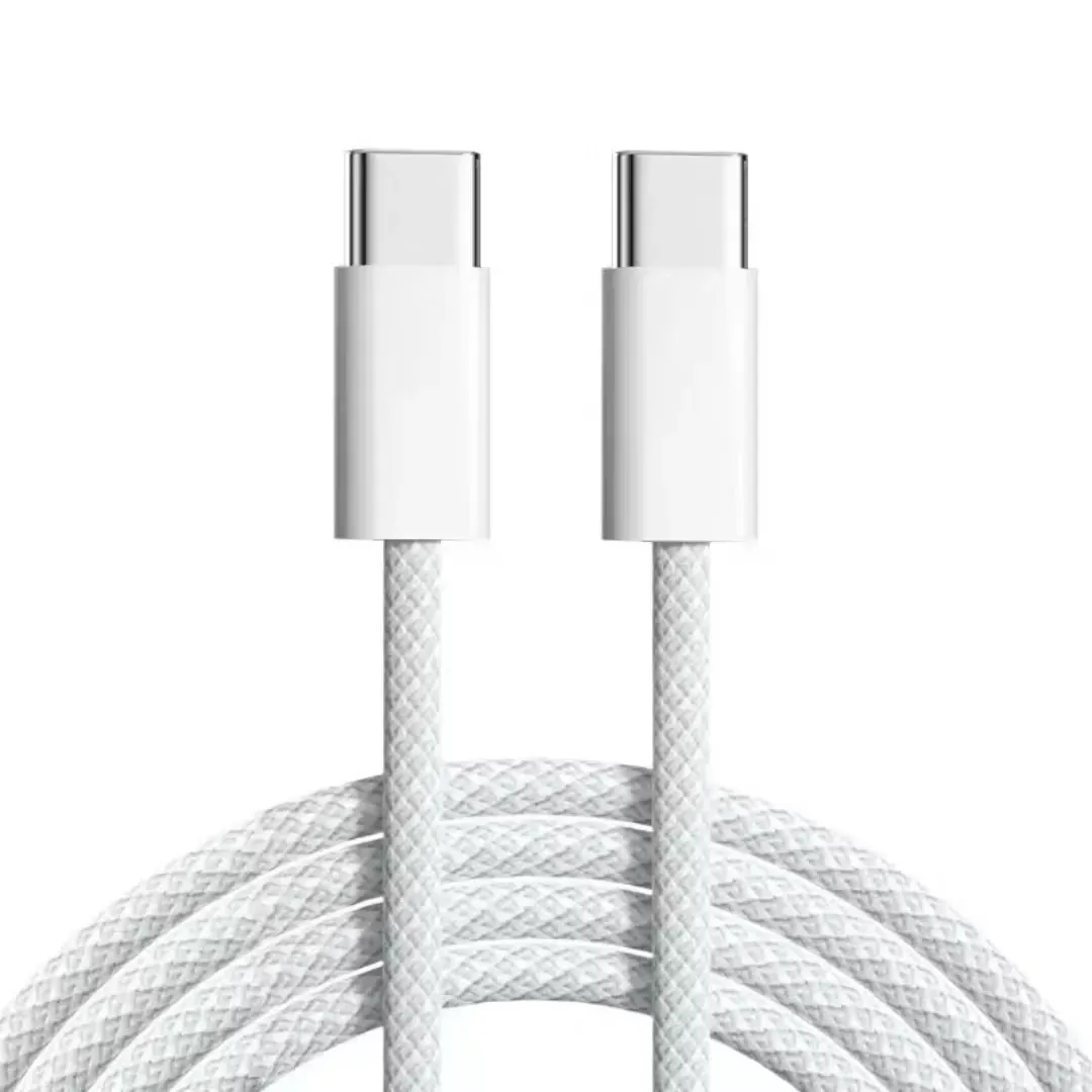 Akkuladegerät Kompatibel Mit Samsung - Kompatibel Mit Iphone 17 Pro Max - Schnellladegerät - Usb-c-ladegerät - Weißes Kabel [nx]