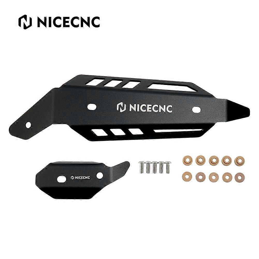 Nicecnc Hitzeschild Für Quad-zwischenrohr, Kompatibel Mit Yamaha Raptor 700, 700r Se Special Und Yfm700 (2015-2022), Farbe: Blau Und Schwarz.