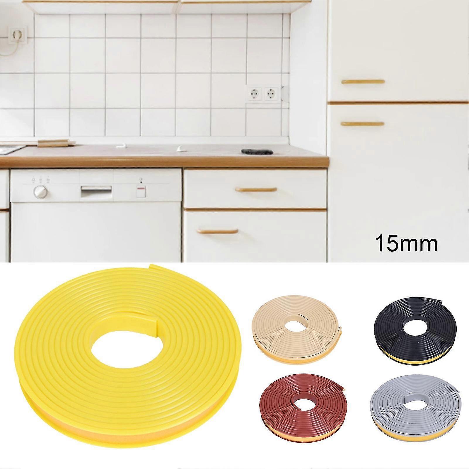 5 M Selbstklebender Kantenschutz, Umweltfreundlich Und Vielseitig Einsetzbar, In U-form (15 Mm), Kompatibel Mit Schränken.