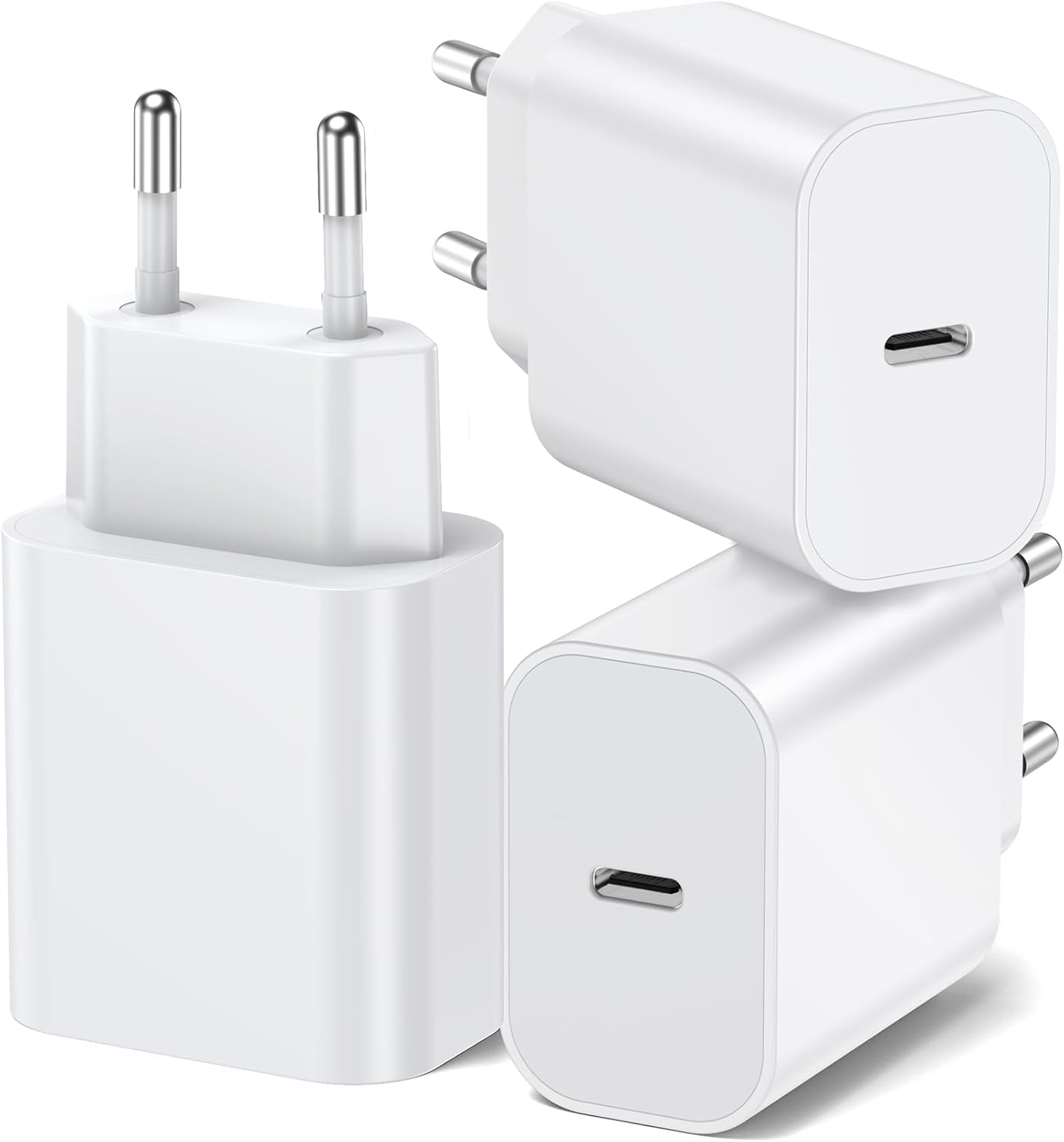 3er-pack Apple 20w Usb-c-netzteile, Speziell Entwickelt Für Iphone 16/15/14/13/12 Plus Pro Max Mini [nx] Mit Usb-c-anschluss