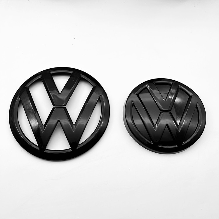 Schwarze Ersatzlogos Für Den Front- Und Heckgrill Des Volkswagen Golf 7 Mk7 (2014-2017)