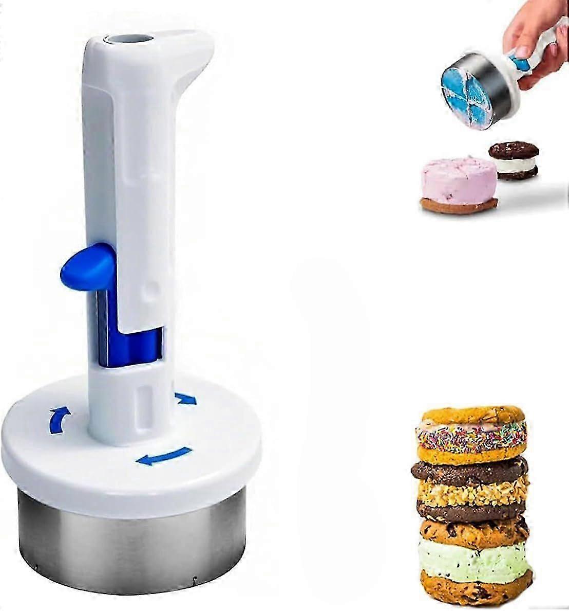 Kuchenform Aus Edelstahl Für Eiscreme-sandwiches, Einhändig Bedienbar, Geeignet Für Kreative Desserts