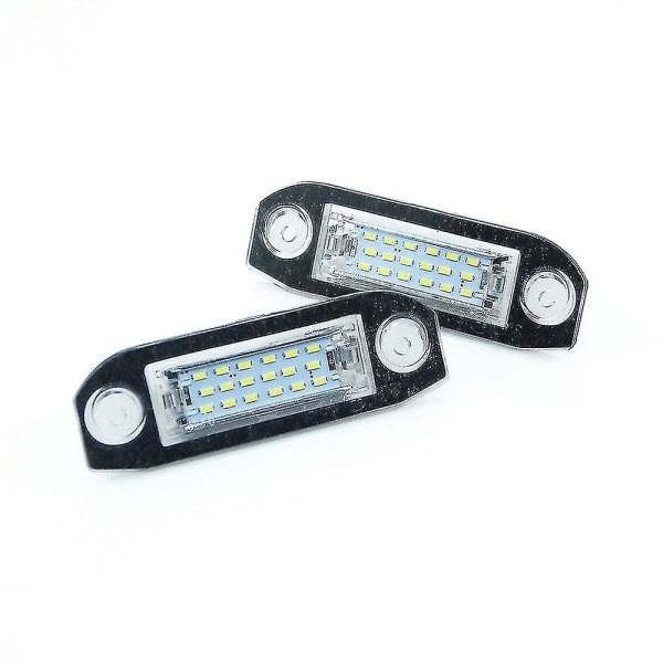Paar Led-kennzeichenleuchten Für Volvo C70 S40 S60 S80 V50 V60 V70 Xc60 Xc70 Xc90 [nx]