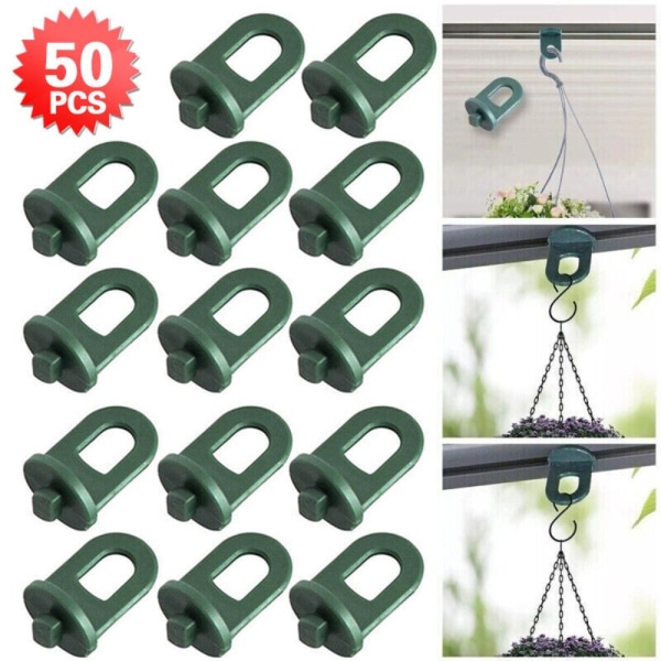 50 Gewächshaus-aufhängeclips, Gewächshaus-aufhängehaken
