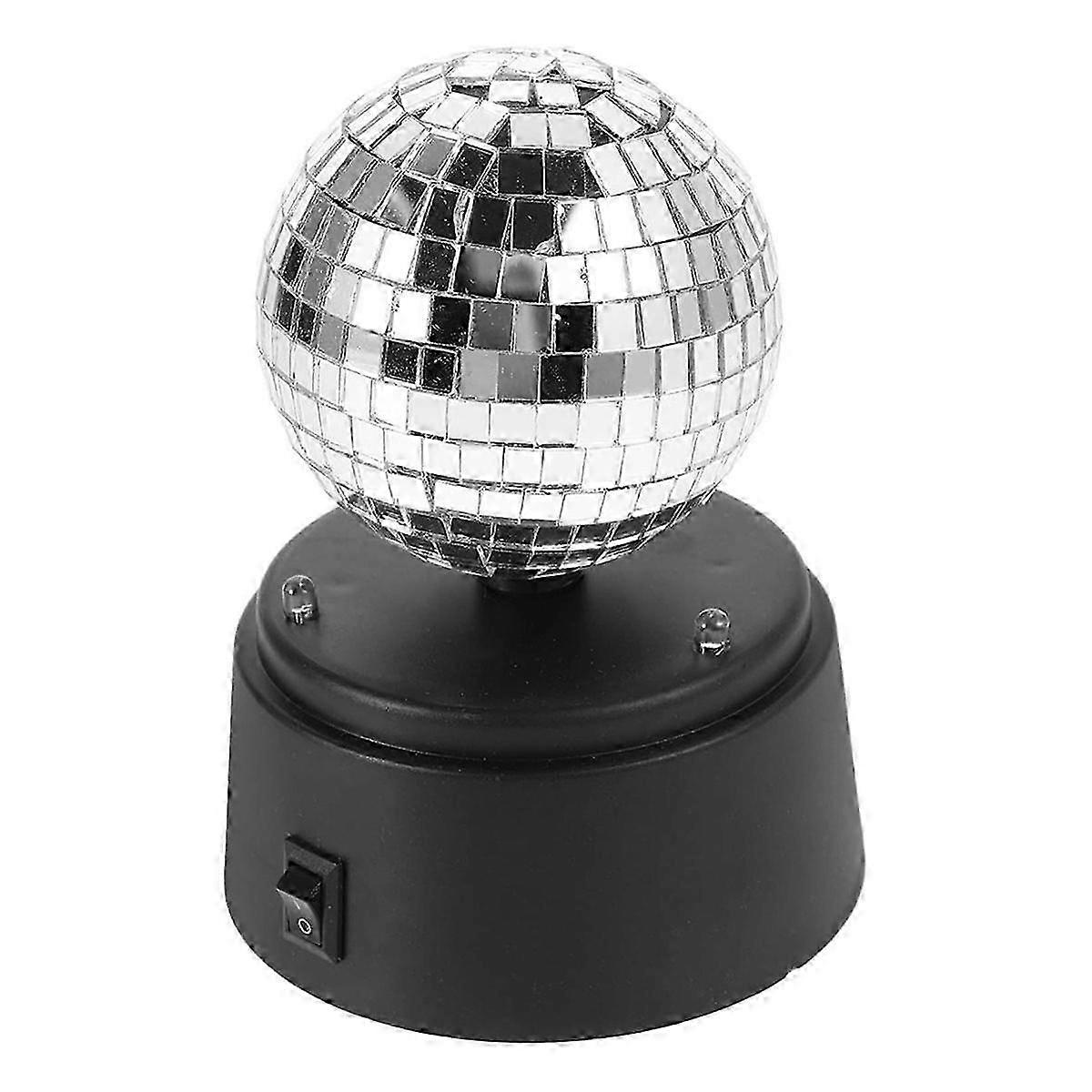 Led-tischleuchte Mit Rotierender Discokugel, Batteriebetrieben. Geeignet Für Restaurants, Bars, Außenbereiche Und Bühnen.