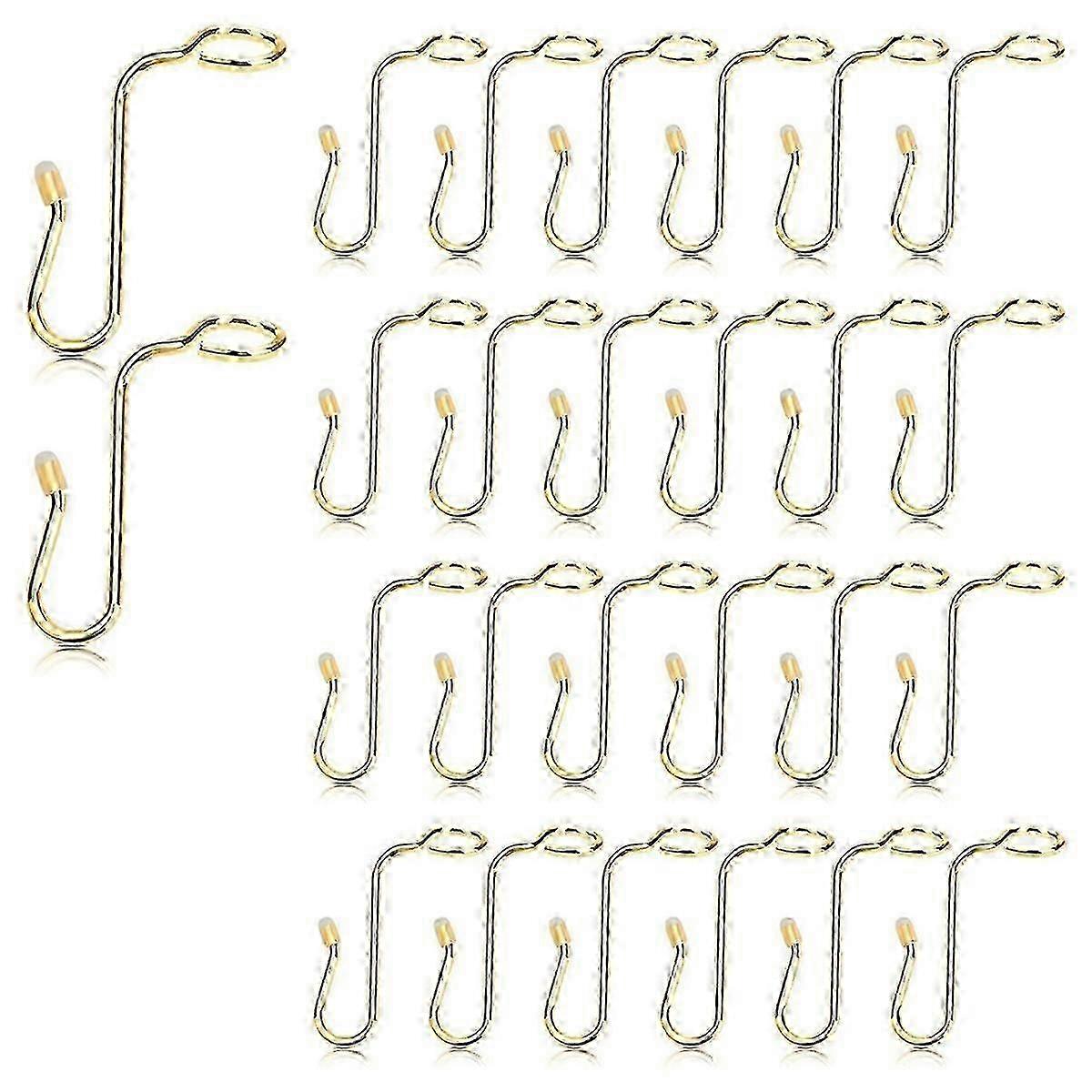 Haken, Passend Für Kleiderbügel, 50er-packung, Goldfarben. Geeignet Für Längere Kleiderbügel.