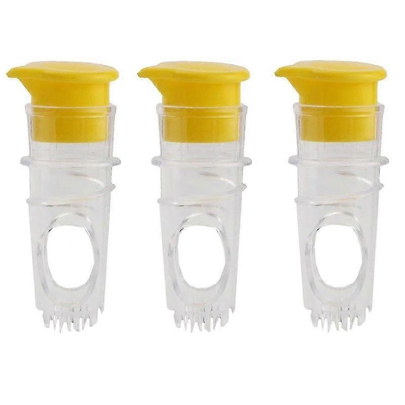 Set Mit 3 Mini-zitronenpressen, Tragbare Zitronenpressen, Multifunktionale Fruchtpressen, Kompatibel Mit Ihrer Küche