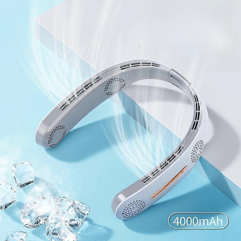 Mini-nackenventilator, Tragbarer, Usb-aufladbarer, Klingenloser Ventilator, Klingenloser Hängeventilator, Luftkühler, Tragbare Nackenventilatoren