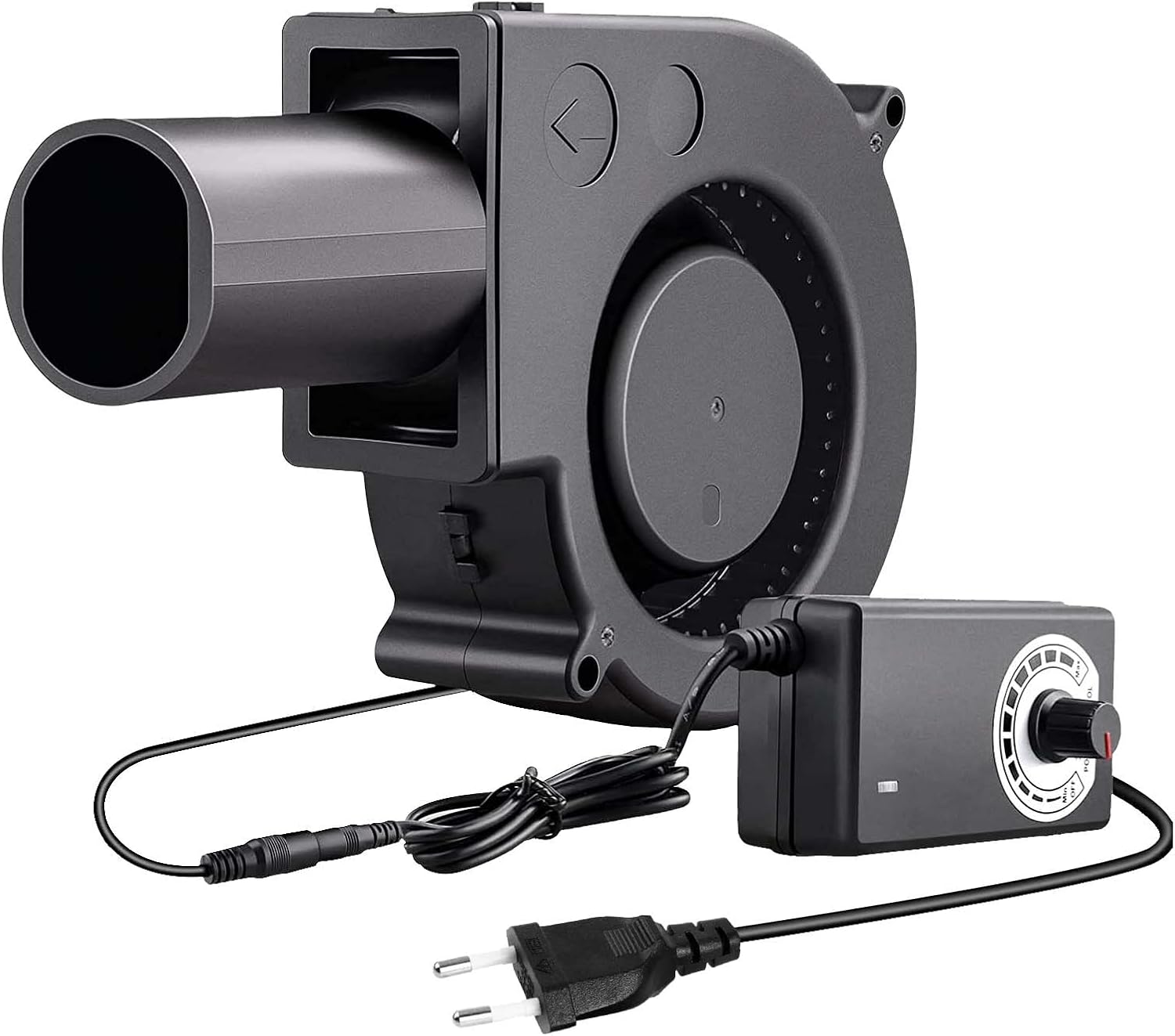 12-v-radiallüfter, Verstellbarer Kühlventilator, 220-v-turbinenlüfter Mit Drehzahlregelung. Kompatibel Mit Picknick-, Camping- Und Aufblasbaren Kochern.