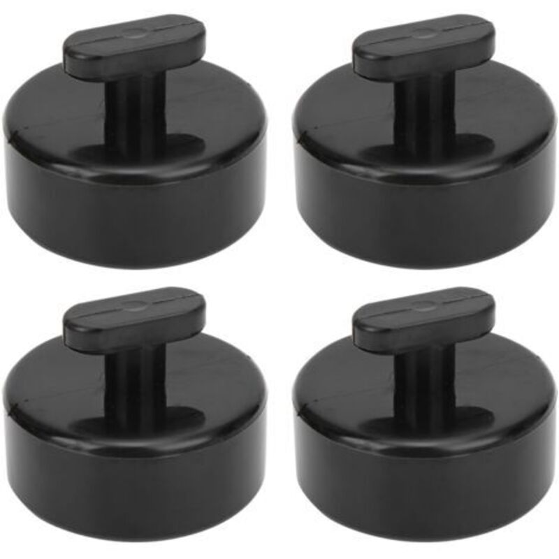 Schwarze Gummiheberpads, Kfz-zubehör Kompatibel Mit Corvette C5 C6 (4er-set).
