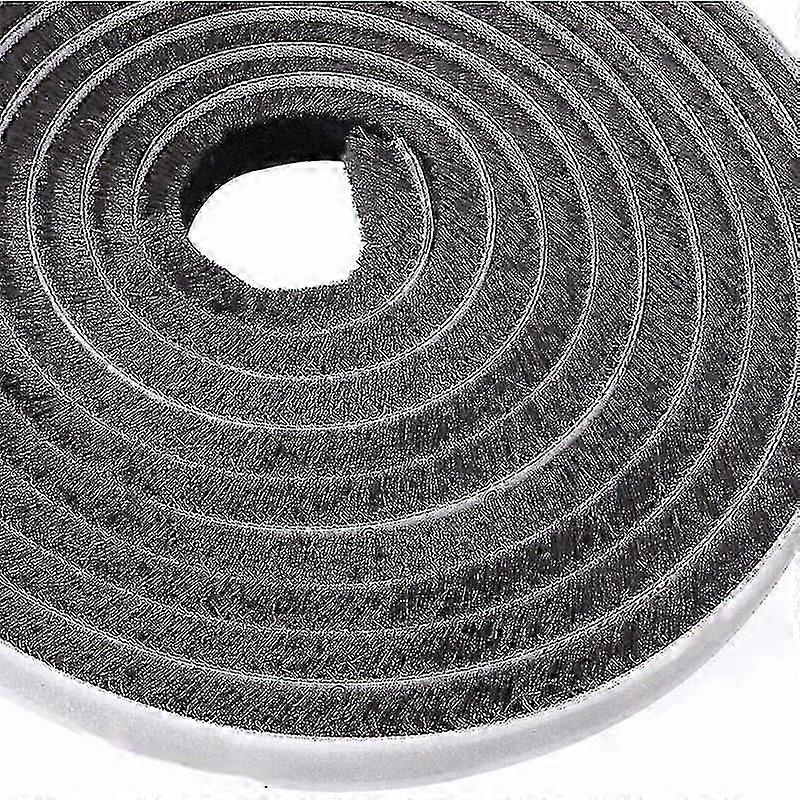 10 M Schwarzes Selbstklebendes Klebeband, 9 Mm X 9 Mm, Für Wind- Und Staubdichte Fenster Und Türen [nx]