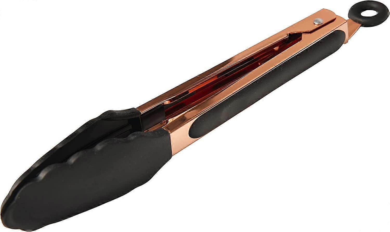23 Cm Lange Silikon-küchenzange, Hochwertige Grillzange In Roségold