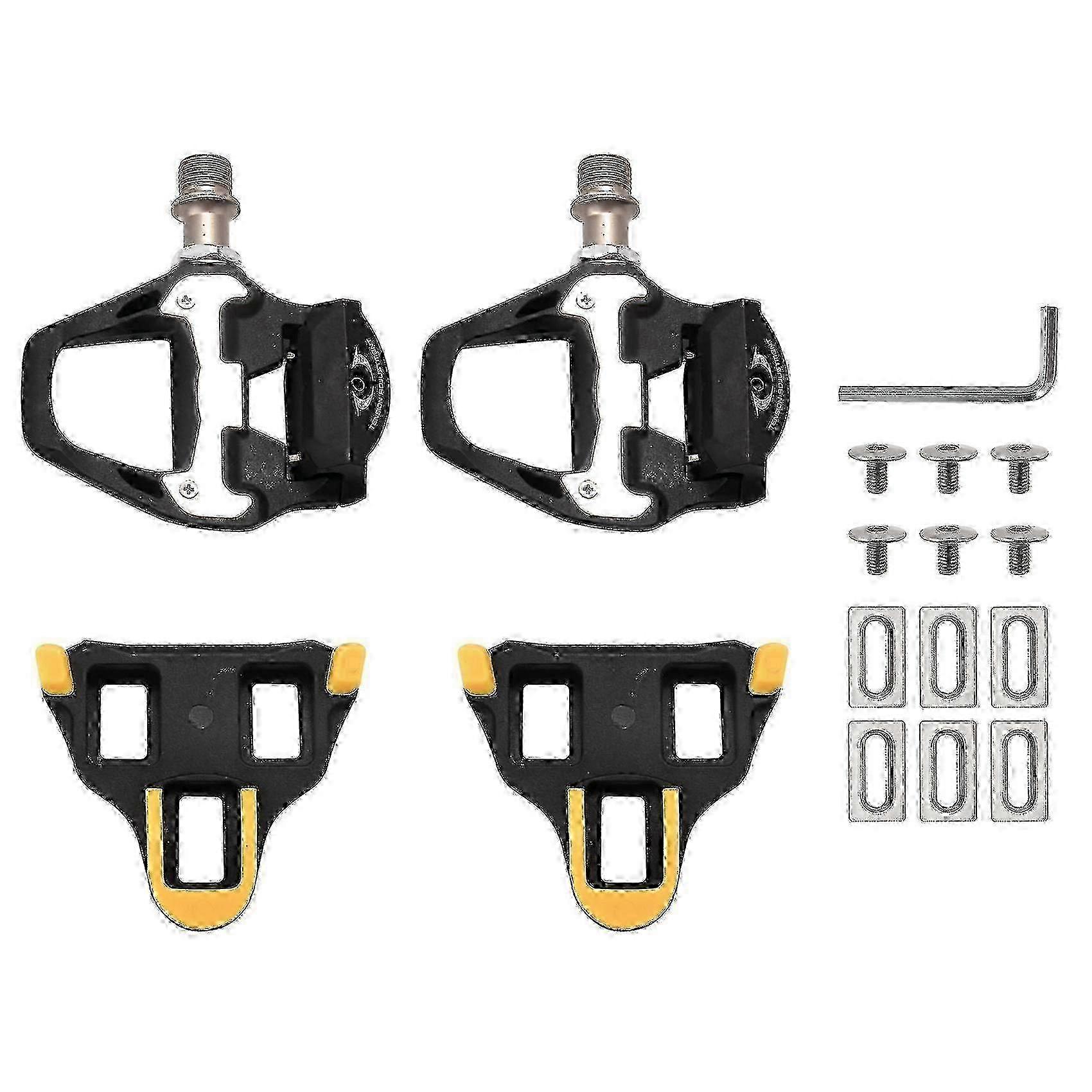 Automatisches Pedalset Mit Verriegelung, Kompatibel Mit Rennrädern, Perfekt Geeignet Für Lange Fahrten.