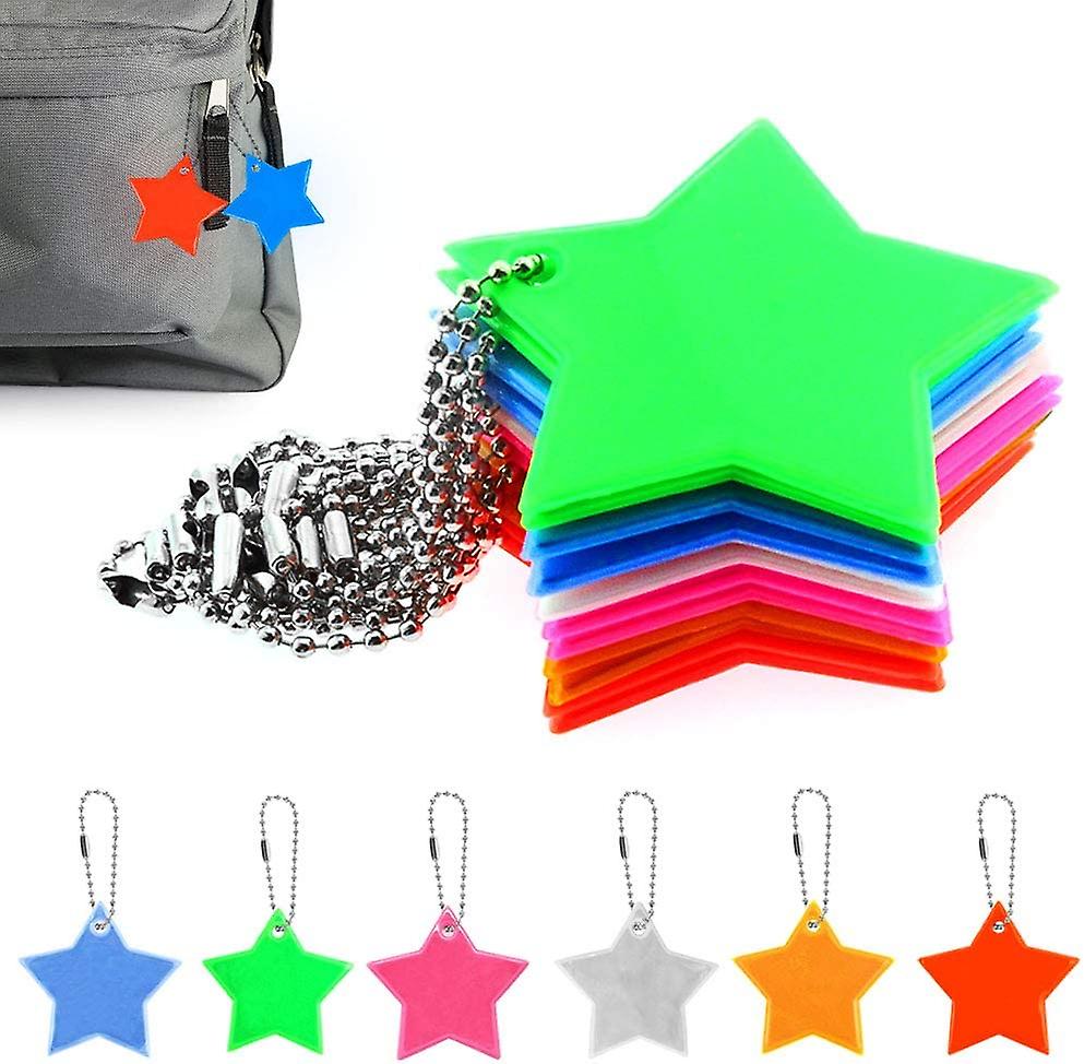 Set Mit 12 Reflektierenden Sicherheitsaufklebern, Geeignet Für Kinder Und Schulranzen, Zum Radfahren Und Joggen Bei Nacht.