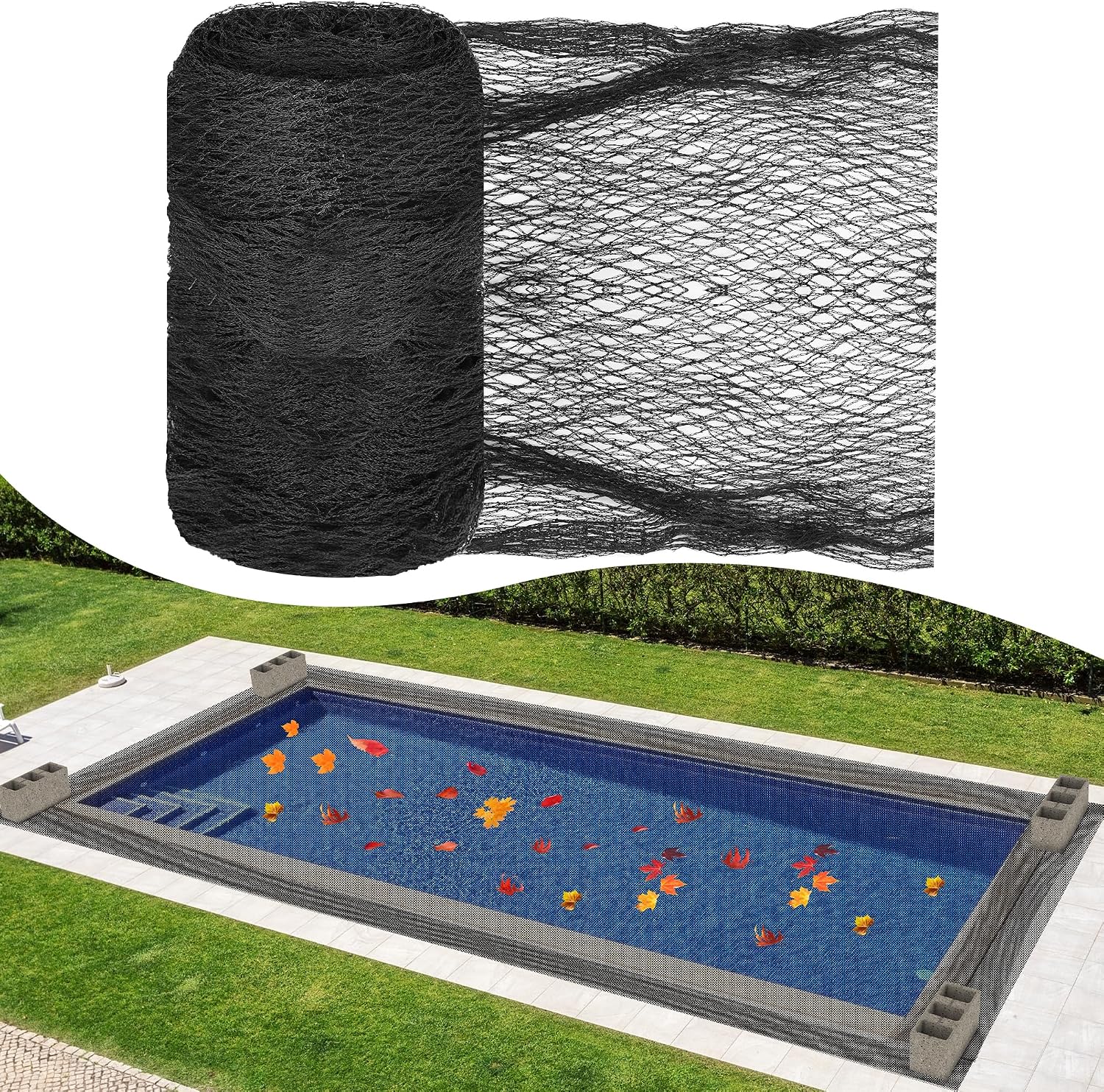 (schwarz, 6 X 12 M) Schutzhülle Aus Hochdichtem Polyethylen. Geeignet Für Eingelassene Pools Und Garantiert Makellose Sauberkeit.
