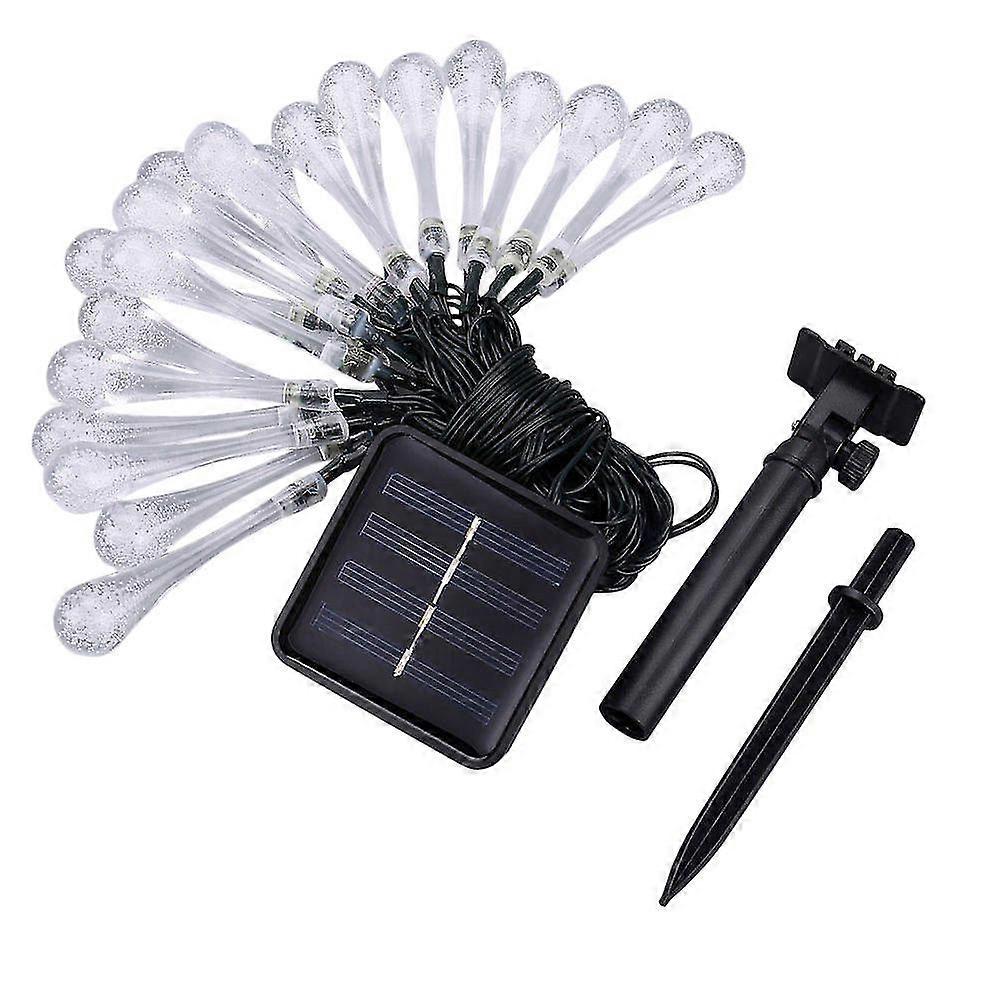 30 Led-lichterketten In Tropfenform Mit Solarbetrieb Für Eine Gartenparty
