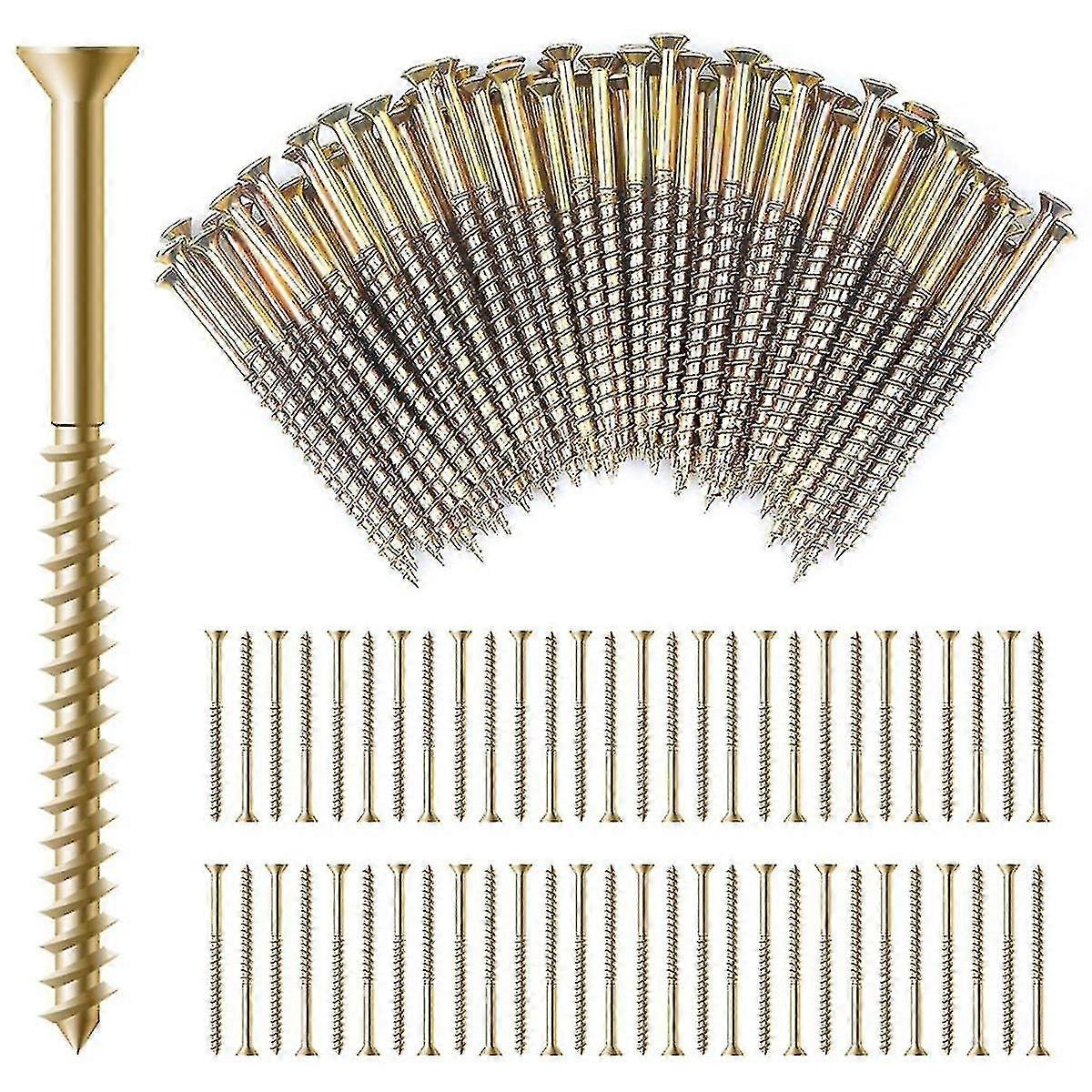 Bodenreparaturset, 125er-packung Anti-quietsch-bodenschrauben, Beseitigt Quietschen Unter Teppichen, Hard-dwdz