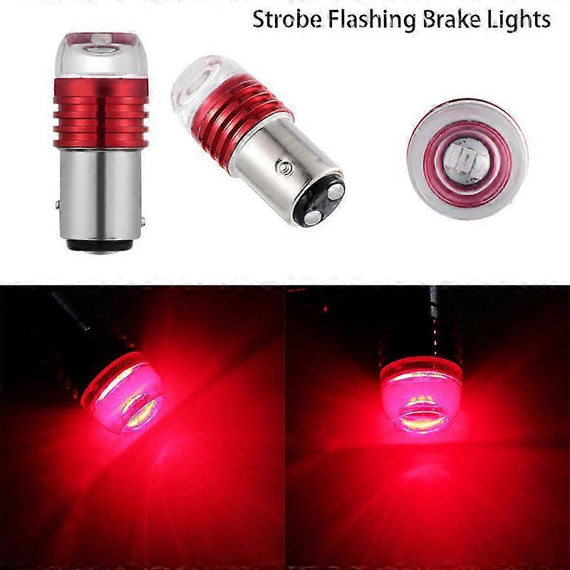 Rote Led-rückleuchten 1157 Bay15d P21/5w (blitzlicht, Bremslicht).