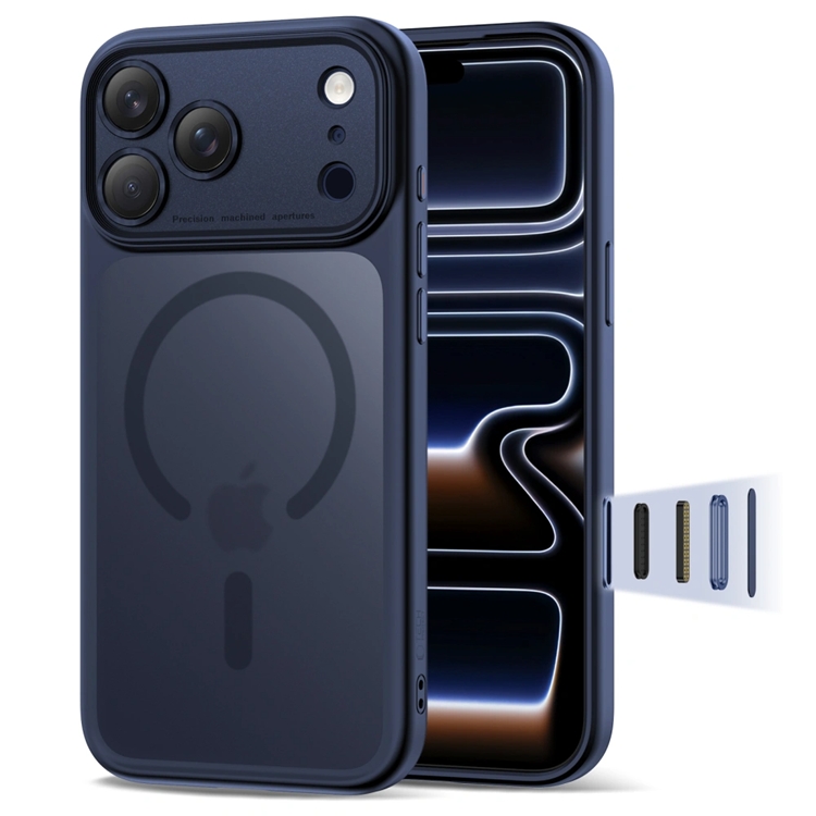 Tech-protect Hülle Für Iphone 17 Pro Magsafe Peak - Mattblau [nx]