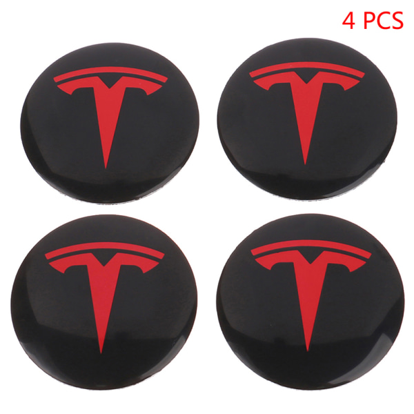 Rote Radkappen, Kompatibel Mit Tesla Model 3 Und Tesla Accesso