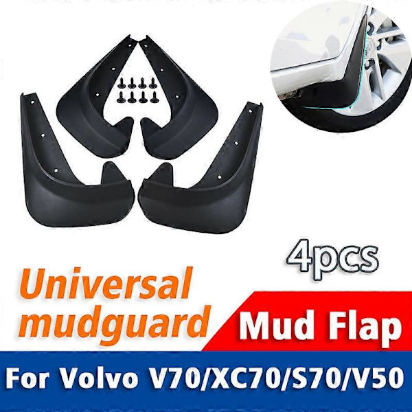 Ausgezeichnetes Set Aus 4 Universellen Kotflügeln Für Vorne Und Hinten Für Volvo V70 Xc70 S70 V50, Spritzschutz, Autozubehör [nx]