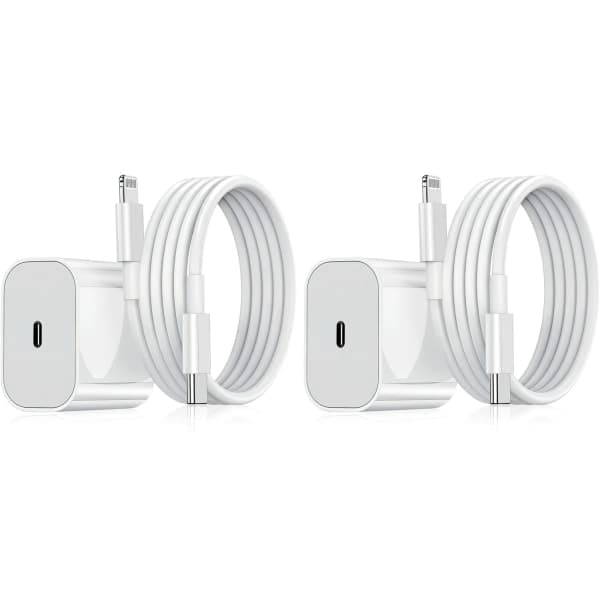 20w Usb-c Schnellladegerät Kompatibel Mit Iphone Mit Kabel, Weiß, 4er-pack.