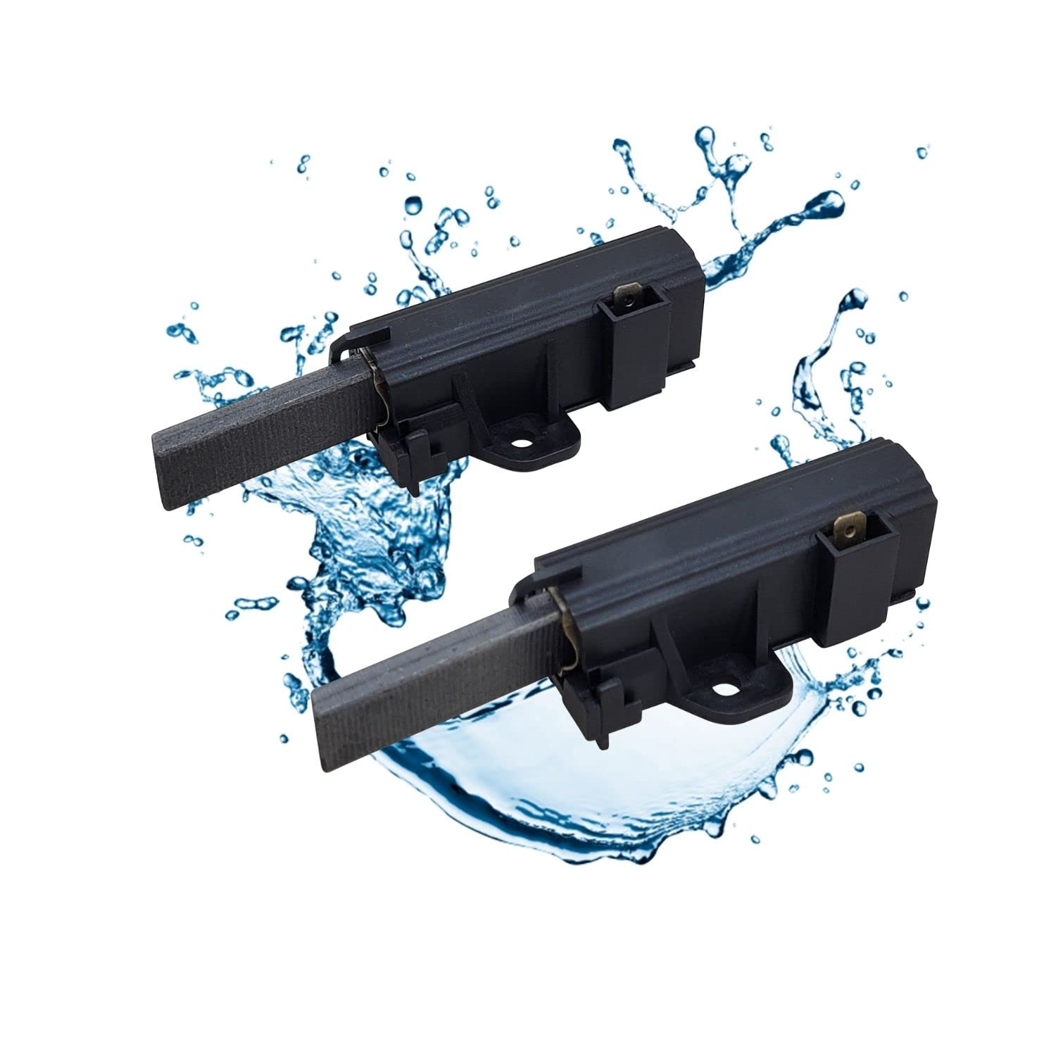 Hellblaue Motorkohlen (2er-pack) Kompatibel Mit Waschmaschinen Und Trocknern Kohlebürsten 4006020152, 2er-pack Ersatzteile Für Aeg Privileg Electrolux Quelle Sole Motor 481281719419