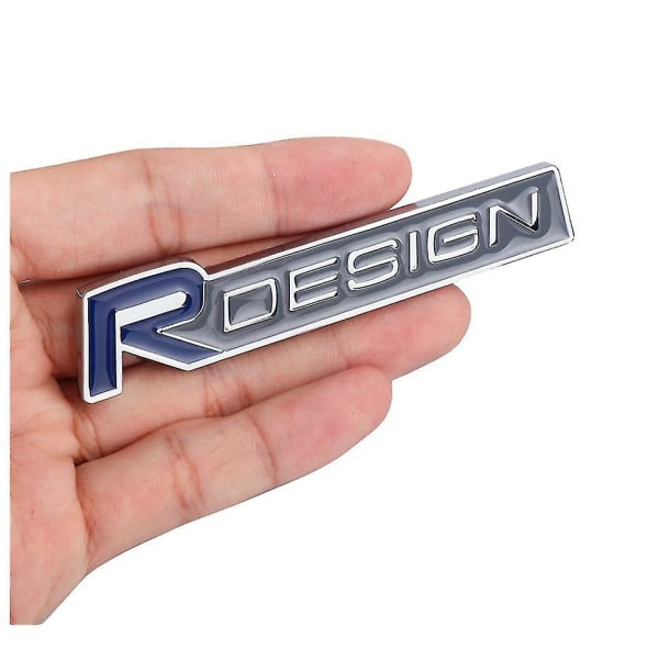 Volvo R Design Kühlergrillemblem In Blau Und Silber Für Xc60, V70, S60, V40, V60, C30, V50 [nx] Heckklappe