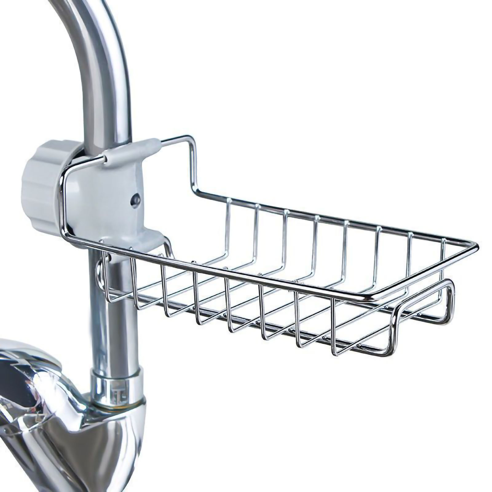 Hängende Abtropffläche Für Küchenarmaturen, Organisierte Aufbewahrung, Durchbrochenes Design, Belüfteter Edelstahl, Für Einlagige Küchenspülen [nx]