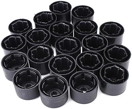 20 Radmutternabdeckungen 17 Mm Kompatibel Mit Vw Golf Mk4 Passat Audi Beetle[nx]