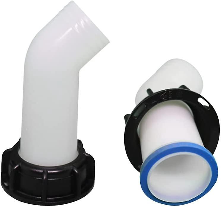 1000l Ibc-tankverlängerung, Ablassdüse Mit Mutter, Regendüse, Verlängerungsschlauch, Universaladapter Für Ibc-hahn [nx]