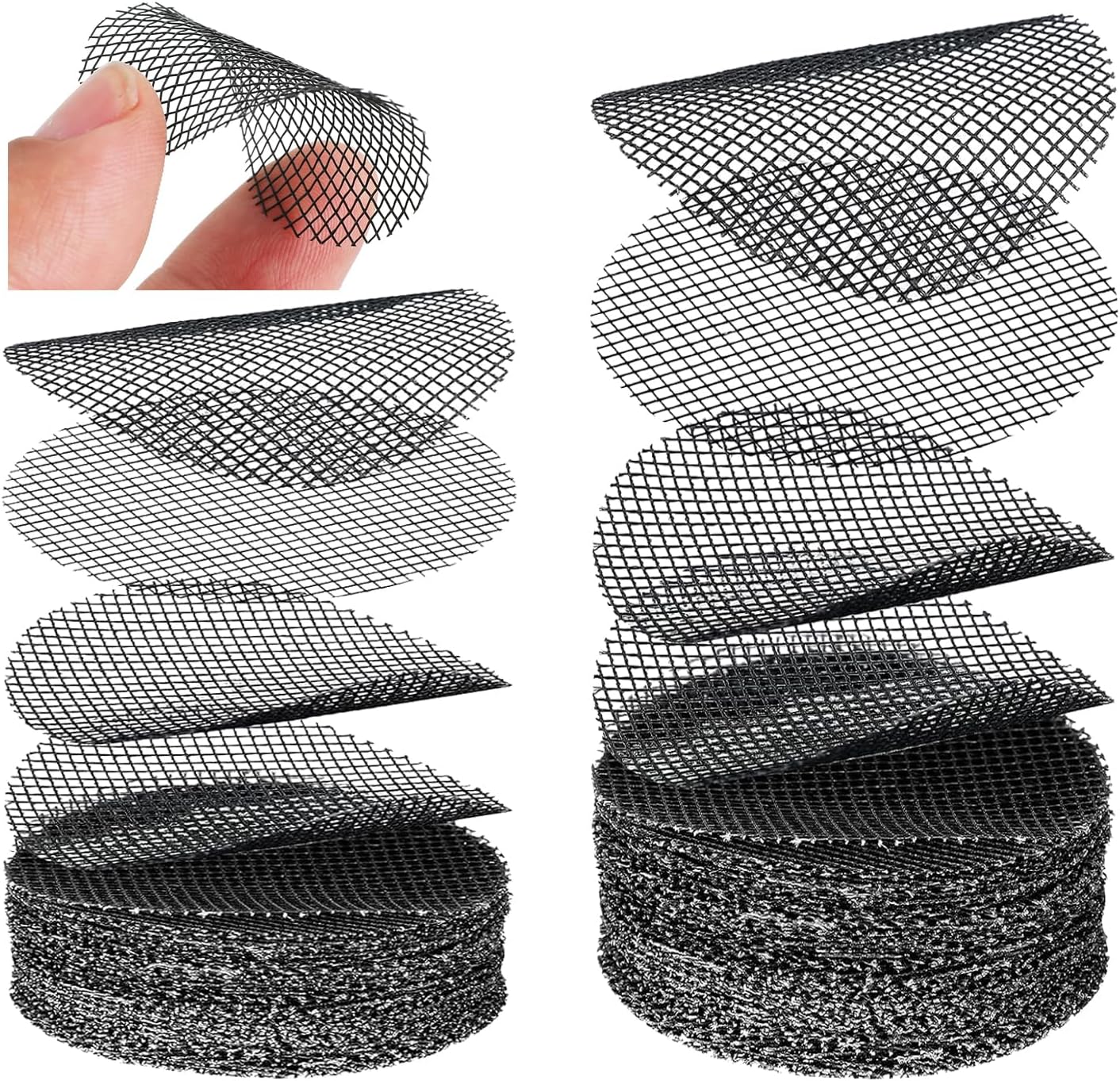 Drainagenetze, Geeignet Für Blumentöpfe, Packung Mit 100 Stück, Quadratische Matten, Geeignet Für Blumentöpfe, Geeignet Für Blumenerde Und Pflanzen.