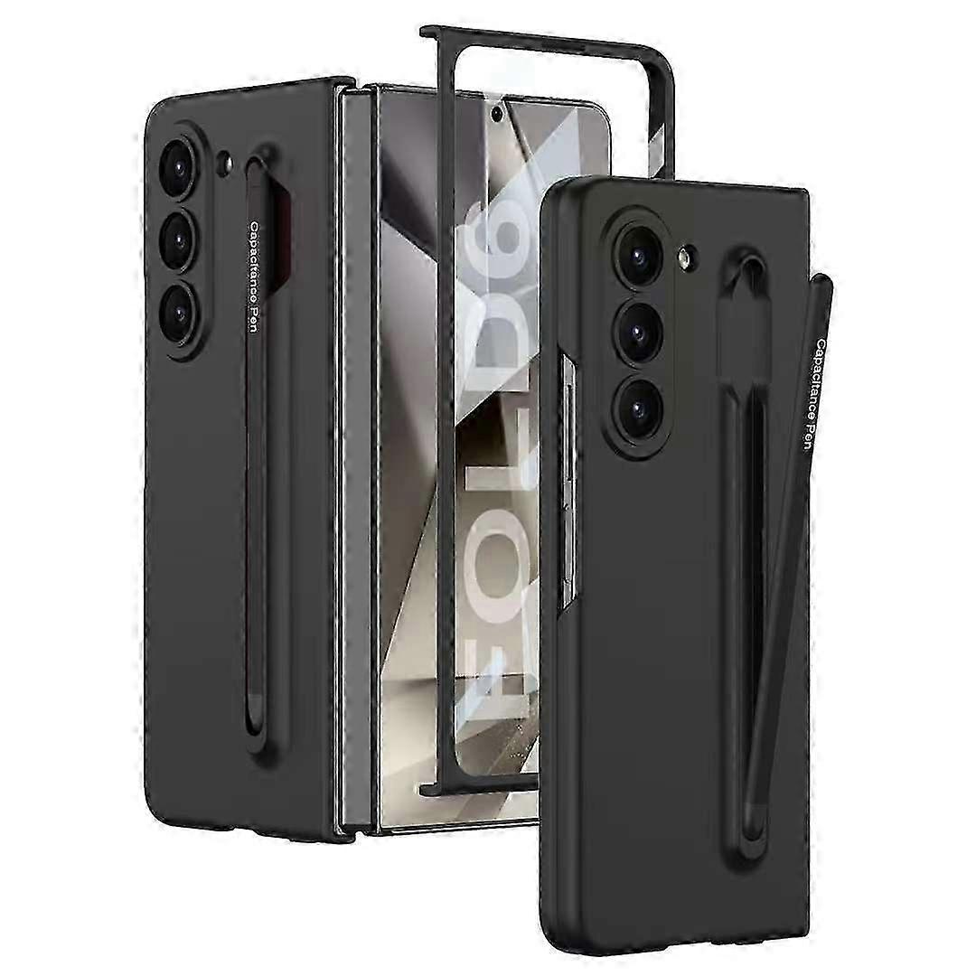 Schutzhülle Für Das Samsung Galaxy Z Fold 6, Inklusive S Pen-halterung Und S Pen-stift. Schlanke Hülle Aus Stoß- Und Kratzfestem Polycarbonat Mit Displayschutzfolie. Kompatibel Mit Dem Z Fold 6.