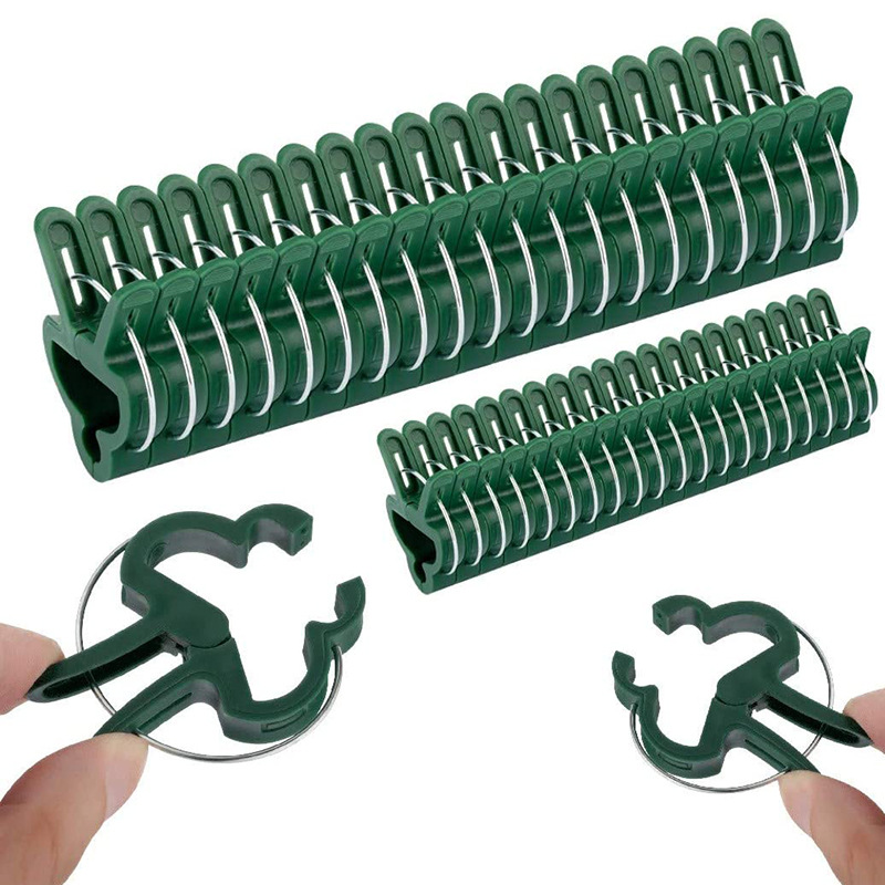 Verstellbare Pflanzenstützclips, 100 Verstellbare Gartenclips Für Pflanzen Und Blumen Wie Tomaten, Gurken, Rosen Und Kletterpflanzen [nx]