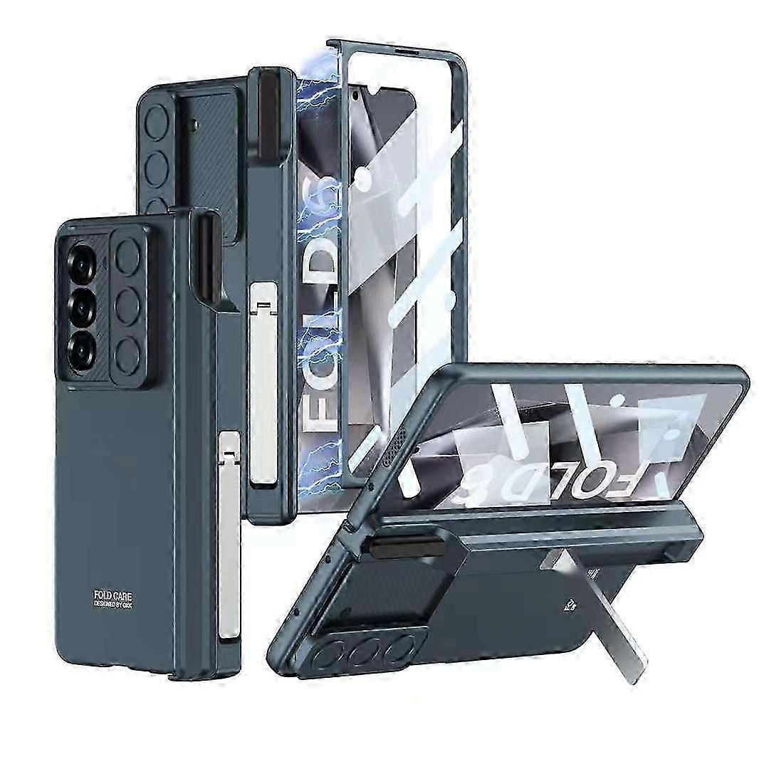 Klappbare Schutzhülle, Kompatibel Mit Dem Samsung Galaxy Z Fold 6, Mit Halterung Für Den S Pen-stift, Integriertem Displayschutz Und Ständer Für Umfassenden Schutz.