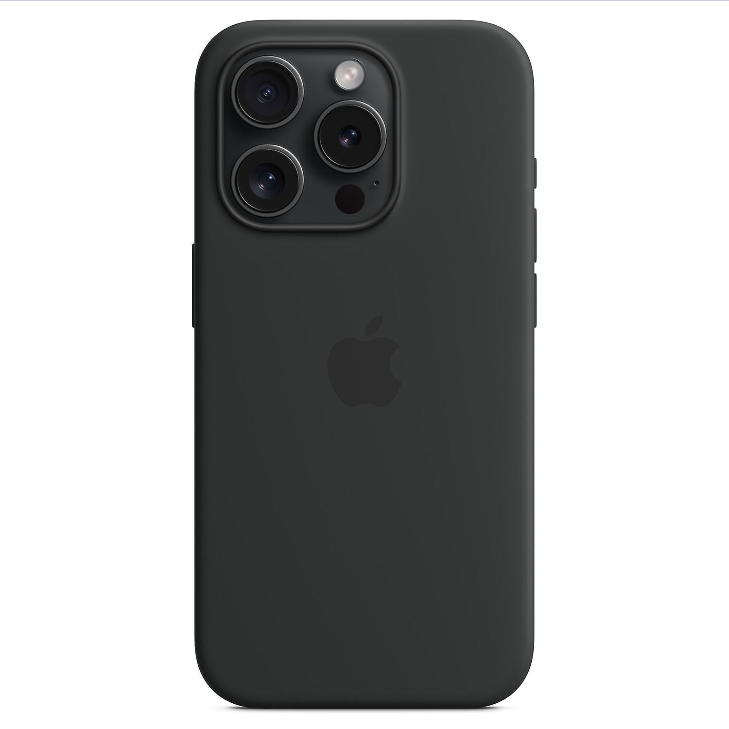 Magnetische Silikonhülle Für Iphone 15 Pro Max, Kompatibel Mit Magsafe, Schwarz [nx]