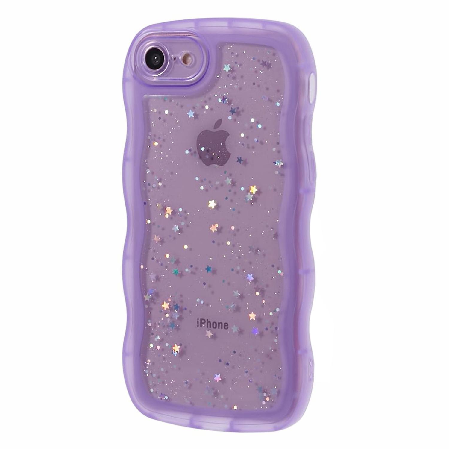 Jtw Series Glitzerhülle Für Iphone 7/8/se (2020)/se (2022) Mit Gewellten Tpu-kanten [nx]