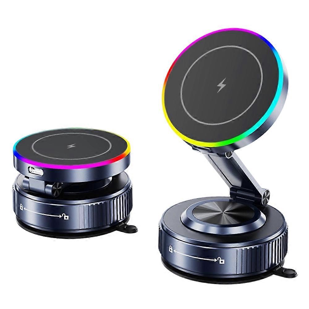 K5s Kabelloses Magnetisches Autoladegerät, 360°-drehung, Magsafe-kompatibel, 15-w-schnellladung