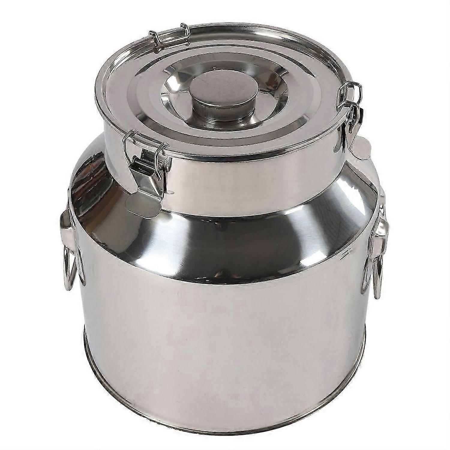 Luftdichter Edelstahl-milchkanister 14 L/22 L/28 L, Milchkanister, Multifunktionaler Transportbehälter Mit Auslaufsicherem Deckel, Geeignet Für Transport Oder Lagerung