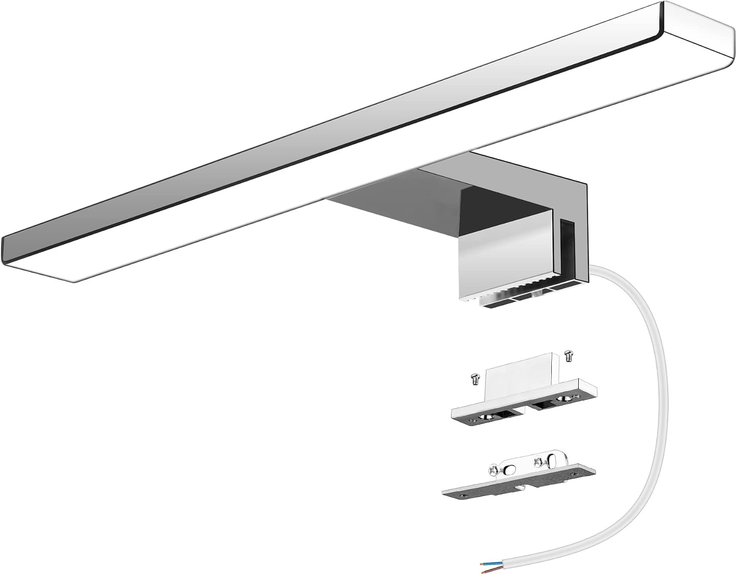 Led-wandleuchte Für Spiegel, Geeignet Für Badezimmer, 5 W, 500 Lumen, 30 Cm, Kaltweiß (6000 K), Schutzart Ip44 (wasserdicht). Kompatibel Mit Spiegeln, Flimmerfreie Möbelbeleuchtung Lisa300-6000k