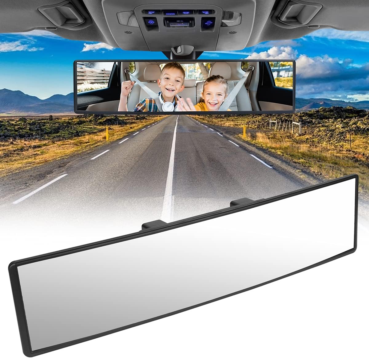 Innenspiegel Für Fahrzeuge, 310 X 85 Mm, Kompatibel Mit Fahrerassistenzsystemen, Blendfreier Rückspiegel, Innenspiegel Für Fahrzeuge