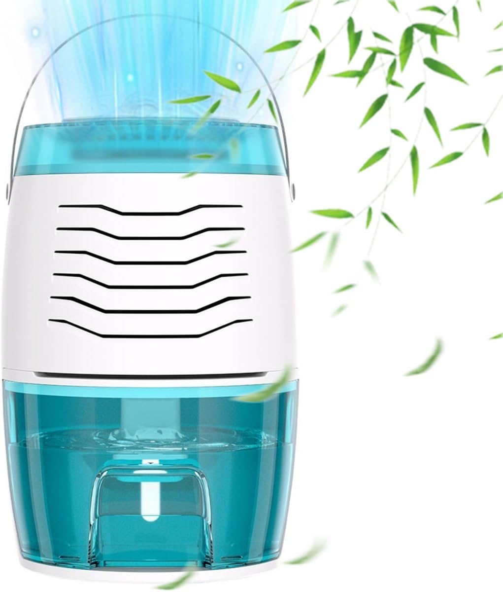 Kompakter Luftentfeuchter Für Den Innenbereich Mit 1200 Ml Fassungsvermögen, Tragegriff, 3 Feuchtigkeitsstufen, Leuchtenden Farben, Einfacher Bedienung, Automatischem Feuchtigkeitssensor, 36 W Leistun