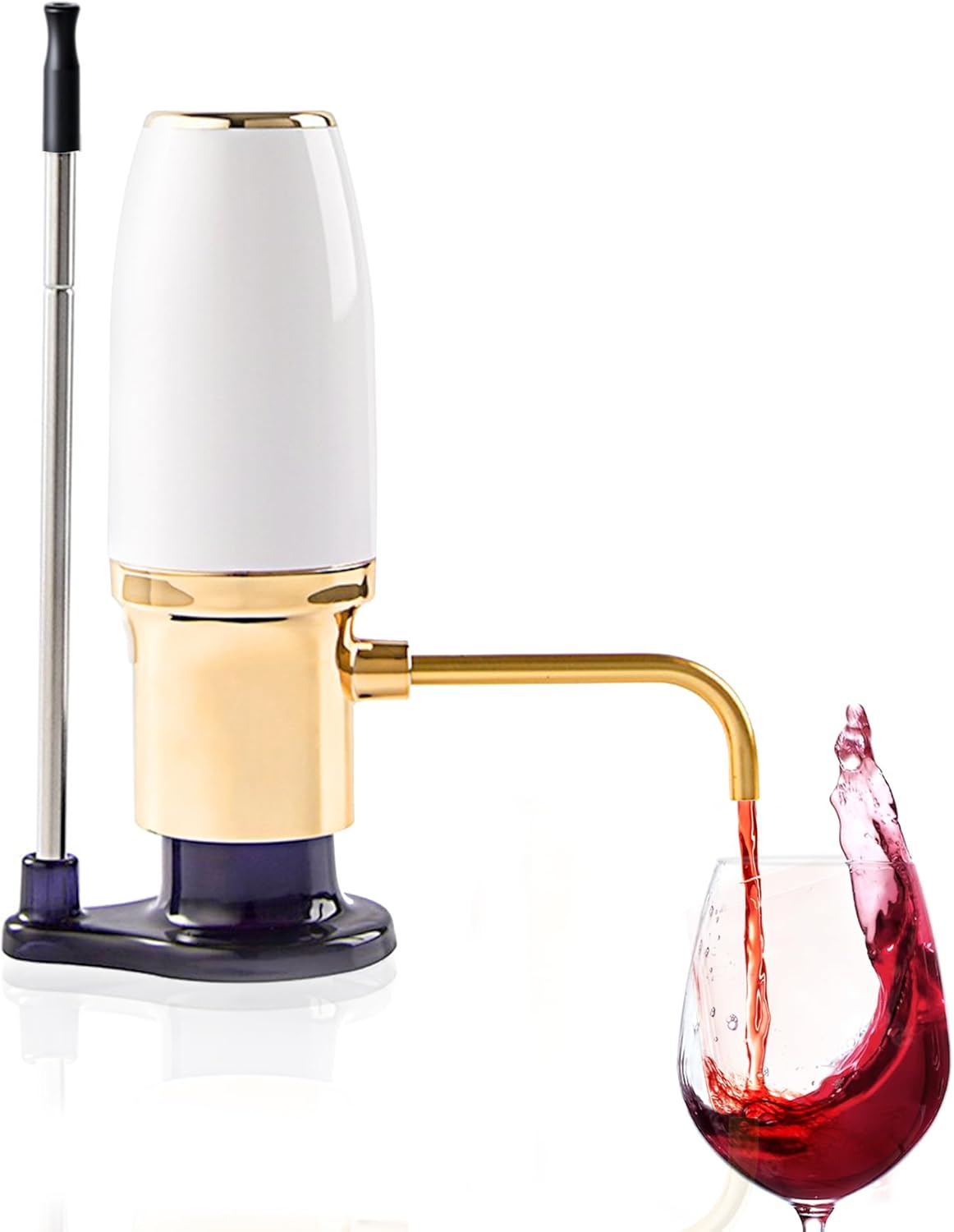 Elektrischer Weinaerator, Tragbarer Weindekanter Mit Touch-bedienung Und Dosierpumpe, Geeignet Für Rot- Und Weißweine. Automatischer Multismart-weinoxidationsspender.
